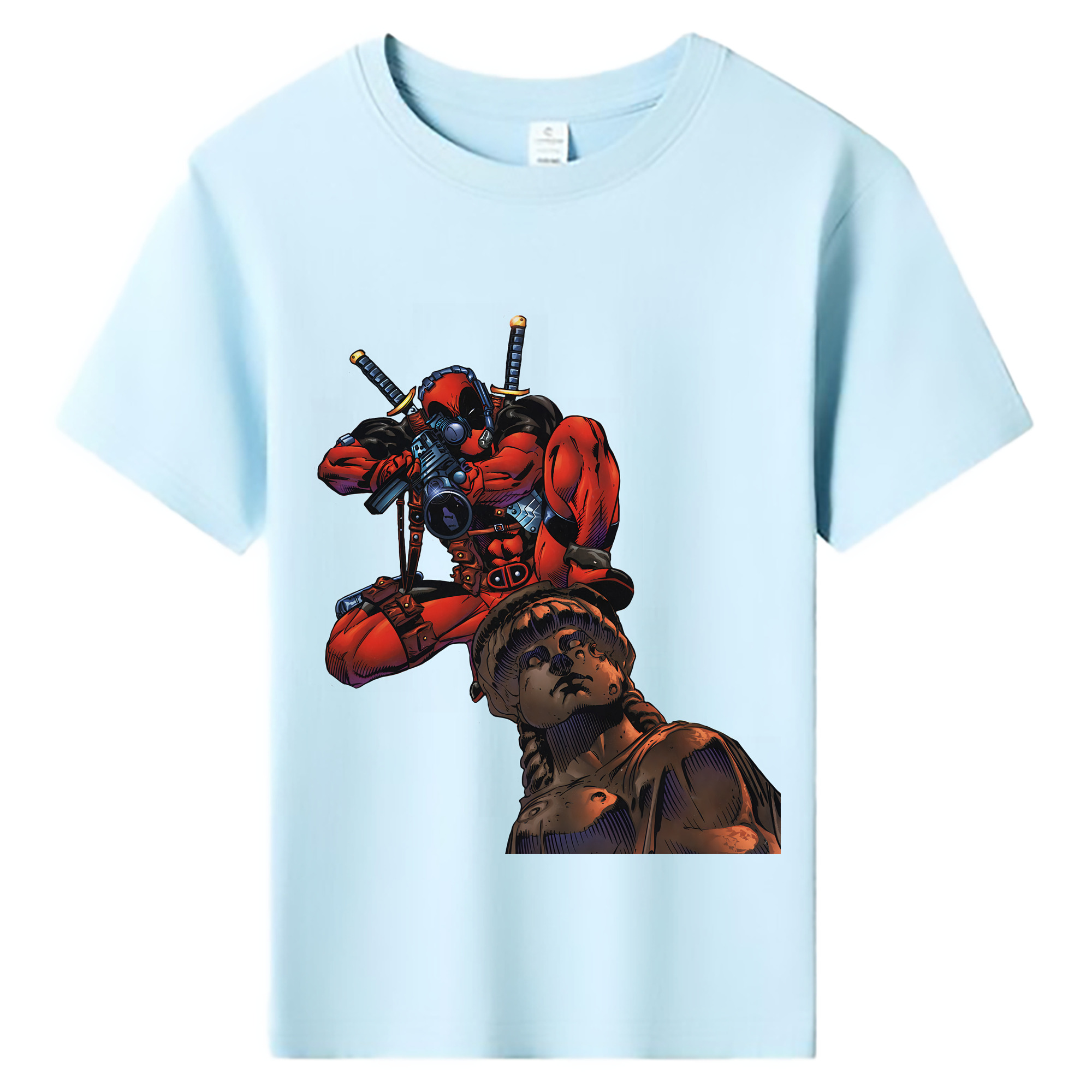 （画像用） Deadpool デッドプール 綿100％キッズTシャツ（フロントプリント）